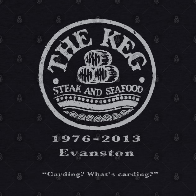 THE KEG memorial tee - Evanston, IL 1976-2013 by GeekGiftGallery